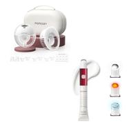 Momcozy M5 Breast Pump 2 Count Gray and Nipple Cream Pen