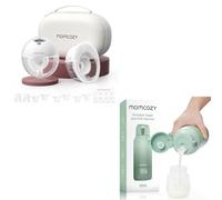 Momcozy M5 Breast Pump 2 Count Gray+Portable Milk Warmer