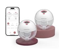 Momcozy M5 Smart Breast Pump, APP Controlled Wearable Hands-Free Electric Pump,