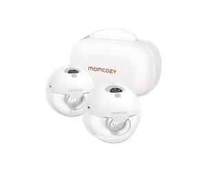 Momcozy M5 Wearable Electric Double Breast Pump - White NEW