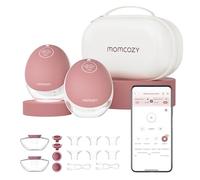 Momcozy M9 Breast Pump, 2 Count, Cozy Red