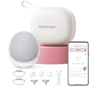 Momcozy M9 Hands-Free Breast Pump, Portable Single Electric Pump, Gray