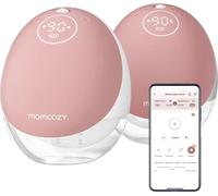 Momcozy M9 Double Breast Pump, White/Pink White/Pink