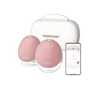 Momcozy M9 Double Breast Pump, White/Pink White/Pink