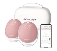 Momcozy M9 Double Breast Pump, White/Pink White/Pink