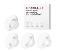 Momcozy Mobile Flow | M9 Upgrade 15/17/19/21mm Flange Insert, Original M9 Breast Pump Replacement Accessories, 4PC (15/17/19/21mm)