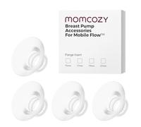 Momcozy Mobile Flow | M9 Upgrade 19mm Flange Insert, Original Mobile Flow | M9 Upgrade Breast Pump Replacement Accessories, 4PC (19mm)