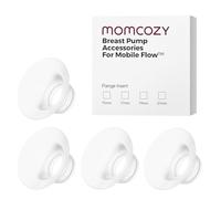 Momcozy Mobile Flow | M9 Upgrade 21mm Flange Insert, Original Mobile Flow | M9 Upgrade Breast Pump Replacement Accessories, 4PC (21mm)