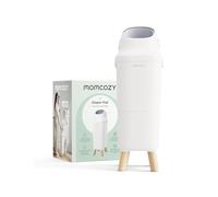 momcozy Nappy Bin with Triple-Seal Odor Control, Wide Opening, Ergonomic Height, Large Capacity with Viewing Window, Childproof Lock, Fits Standard Trash Bags