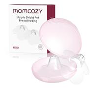 Momcozy Nipple Shield, Floral Contact Nipple Shield for Breastfeeding Moms with Flat or Inverted Nipples, Made Without BPA/BPS (1 Pair, 17mm)
