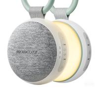 Momcozy Portable Sound Machine with Night Light, White Noise Sound Machine for Baby, 20 Soothing Sounds, Sound Therapy, Long-Lasting Power, Timer, Clips on Stroller, Baby Shower Gifts