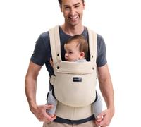PureHug Baby Carrier - Ergonomic Cozy & Lightweight | Fabric: Cotton | Color: Khaki