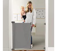 Momcozy Retractable Baby Gate, Mesh Baby Gate or Mesh Dog Gate, 33" Tall,Extends up to 71" Wide, Child Safety Gate for Doorways, Stairs, Hallways, Indoor/Outdoor