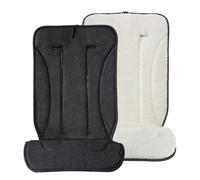 Momcozy Reversible Stroller Cushion | Universal Breathable Stroller Liner | Winter Warm Car Seat Liners | Crib Carriage Cushion Pad | Plush for Winter Use ＆Soft Fabric for All-Season Comfort