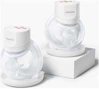 MOMCOZY S12 Pro Double Electric Wearable Breast Pump - White