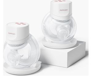 MOMCOZY S12 Pro Double Electric Wearable Breast Pump - White