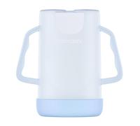 Momcozy Squeeze Pouch Holder for Food Pouches and Drink Boxes, Baby Pouch Holder Allows Baby to Self-Feed and Avoid Messes, Baby Food Pouch Holder Handle is Easy to Grip, Comfortable, Blue