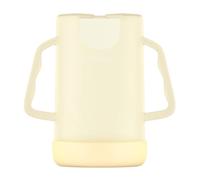 Momcozy Squeeze Pouch Holder for Food Pouches and Drink Boxes, Baby Pouch Holder Allows Baby to Self-Feed and Avoid Messes, Baby Food Pouch Holder Handle is Easy to Grip, Comfortable, Yellow