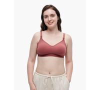 Momcozy Tencel™ Fabric Seamless Breast Pump Bra | Color: Dusty Rose | Size: XL