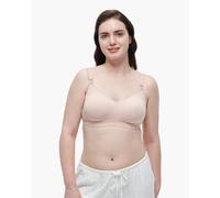 Momcozy Tencel™ Fabric Seamless Breast Pump Bra | Color: Oyster Pink | Size: 3XL
