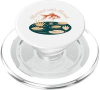 Moment with Monet Orange Fish Lily Pond Impressionism PopSockets PopGrip for MagSafe