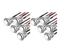 Momentary Activation Push Button Switch Pack of 10, Designed for Easy Integration into Various Devices