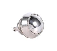 Momentary Button Switch, 12mm Momentary Push Button Switch Waterproof Metal Toggle Push Button Switch for Boat Horns, Starter Switches