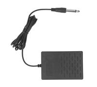 Momentary Footswitch, Damper Pedal Universal Sustain Pedal with 6.35mm Interface (Black)