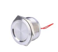 Momentary Latching Switch Concave Head Metal Reset Self-lock 19mm 22mm Piezo Touch Switch IDGTTLDF(19mm Concave Head)