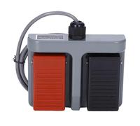 Momentary Plastic Foot Switch Double Pedal Duplex Two-way Tumbler 3A/220VAC 1Pcs(1. 3m wire)