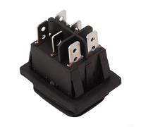 Momentary Polarity Reverse Switch 3 Position Waterproof Toggle 6 Pin With Center Off For Use In Motor And Electrical Device Control Rated 16A 12V DC