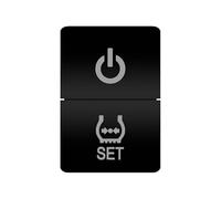 momentary power switch Dual Button Push Switch Orange Led Light Fit For Toyota Prado Landcruiser Fit For RAV4 Hilux GUN HiAce Runner Tundra Suzuki Jimny Starter Button(PS-momentary)