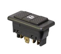 momentary power switch Fit For Universal 6 Pin DPDT Auto Electric Power Window Switch Button With Green 20A 12VDC Fit For Car Truck Vehicle Starter Button