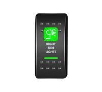 momentary power switch momentary power switch Bilge Pump Rocker Switch Led Momentary/Latching Marine Grade Toggle Switch Fit For Caravan Marine 4X4 Carling ARB TYPE(Right Side Lights)