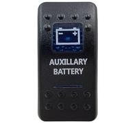 momentary power switch momentary power switch Blue Led Rocker Switch Button 5Pins&7Pins ON OFF ON For Car Marine Boat ARB Style interior Lights parts Camper(Auxillary Battery)