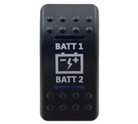 momentary power switch momentary power switch Blue Led Rocker Switch Button 5Pins&7Pins ON OFF ON For Car Marine Boat ARB Style interior Lights parts Camper(Battery-ON OFF ON)