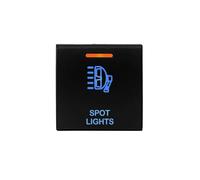 momentary power switch Push Button Switch Amber Blue Light Radar Wheel Heating Power Fit For Toyota Camry Corolla Hiace Fit For RAV4 LandCruiser Prado Starter Button(SPOT LIGHTS)