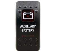 momentary power switch Red Led Rocker Switch SPST 5P ON OFF & DPDT 7P ON OFF ON Fit For Car Marine Boat IP66 NARVA Carling ARB Style Auto Parts Starter Button(Auxillary Battery)