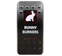 momentary power switch Red Led Rocker Switch SPST 5P ON OFF & DPDT 7P ON OFF ON Fit For Car Marine Boat IP66 NARVA Carling ARB Style Auto Parts Starter Button(Buuny Burners)