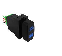 momentary power switch Starter Button 12V Blue Led Push Button Switch Spot Rear Driving Lights Fit For Mitsubishi Pajero Triton ML MN Pajero Eclipse Gallant(Spot Lights)