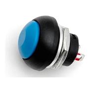 momentary power switch Starter Button 5/20/100PCS PBS-33B 2Pin Mini Switch 12mm 12V 1A Waterproof Momentary Push Button Switch Reset Locking(Blue Reset,20PCS)