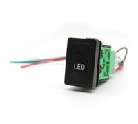 momentary power switch Starter Button Led DRL Light Front Fog Light Switch Button With Wire Fit For Suzuki SX4 Fit For Swift Fit For Grand 2006-2012(LED)