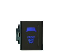 momentary power switch Starter Button Push Button Switch Blue Led/ON OFF Spot Rear Reverse Lights Beacon Fit For VW AMAROK Volkswagen Accessories Replacement(Front light bar-R)