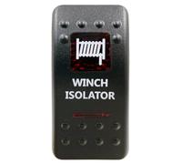 momentary power switch Starter Button Red Led Rocker Switch SPST 5P ON OFF & DPDT 7P ON OFF ON Fit For Car Marine Boat IP66 NARVA Carling ARB Style Auto Parts(Winch Isolator)