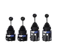 Momentary Switch 1Pcs Hose Size 30mm Monolever Cross Rocker Master Switch Joystick Self-reset Self-lock 2NO 4NO(4 Way Self Reset)