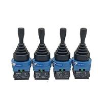 Momentary Switch 1PCS New Type 30mm Monolever Cross Rocker Master Switch Joystick Self-reset Self-lock 2NO 4NO(4 Way Self Reset)