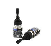 Momentary Switch 1Pcs Rocker Cross Switch Joystick Momentary 2/4 Positions 2NO 4NO Self-reset Self-locking 30mm HKA1 Series(2 Way Self Lock)