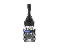 Momentary Switch 30mm 2/4 Directions Momentary/Self-locking Monolever Joystick Switch Transparent Black HKA1-41Z02/41Z04/41Y02/41Y04 Cross(HKA1-41Z04)