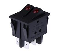 Momentary Toggle Switch Miniature,ON/OFF Toggle Switch,Rocker Toggle Switch,RK1-23 Oil Heater Switch ON/OFF Rocker Switch 250V/16A With Double Buttons 1Pcs Switches(Color:1) (Color : 3) ( Color : 3 )