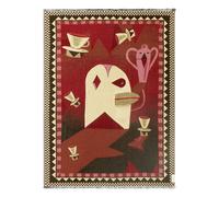 Momento JH46 Throw, Jaime Hayon Burgundy one size